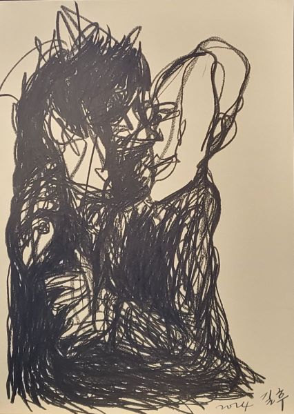 [2024] Untitled, Graphite on paper, Size Unknown